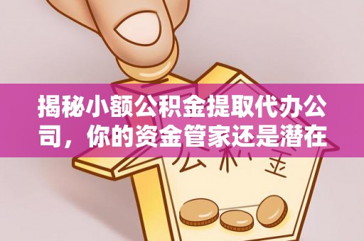 瑞昌揭秘小额公积金提取代办公司，你的资金管家还是潜在风险？
