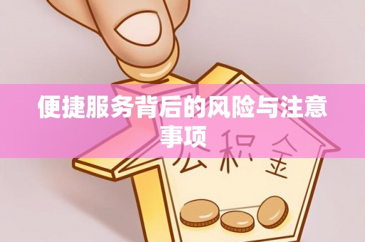 瑞昌便捷服务背后的风险与注意事项
